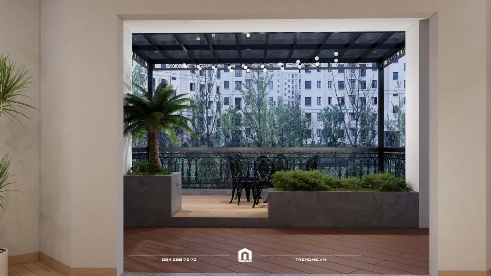 Biệt thự O’ Villa – Tổ ấm hiện đại, nơi cảm hứng được khởi nguồn – ban công, ảnh 1