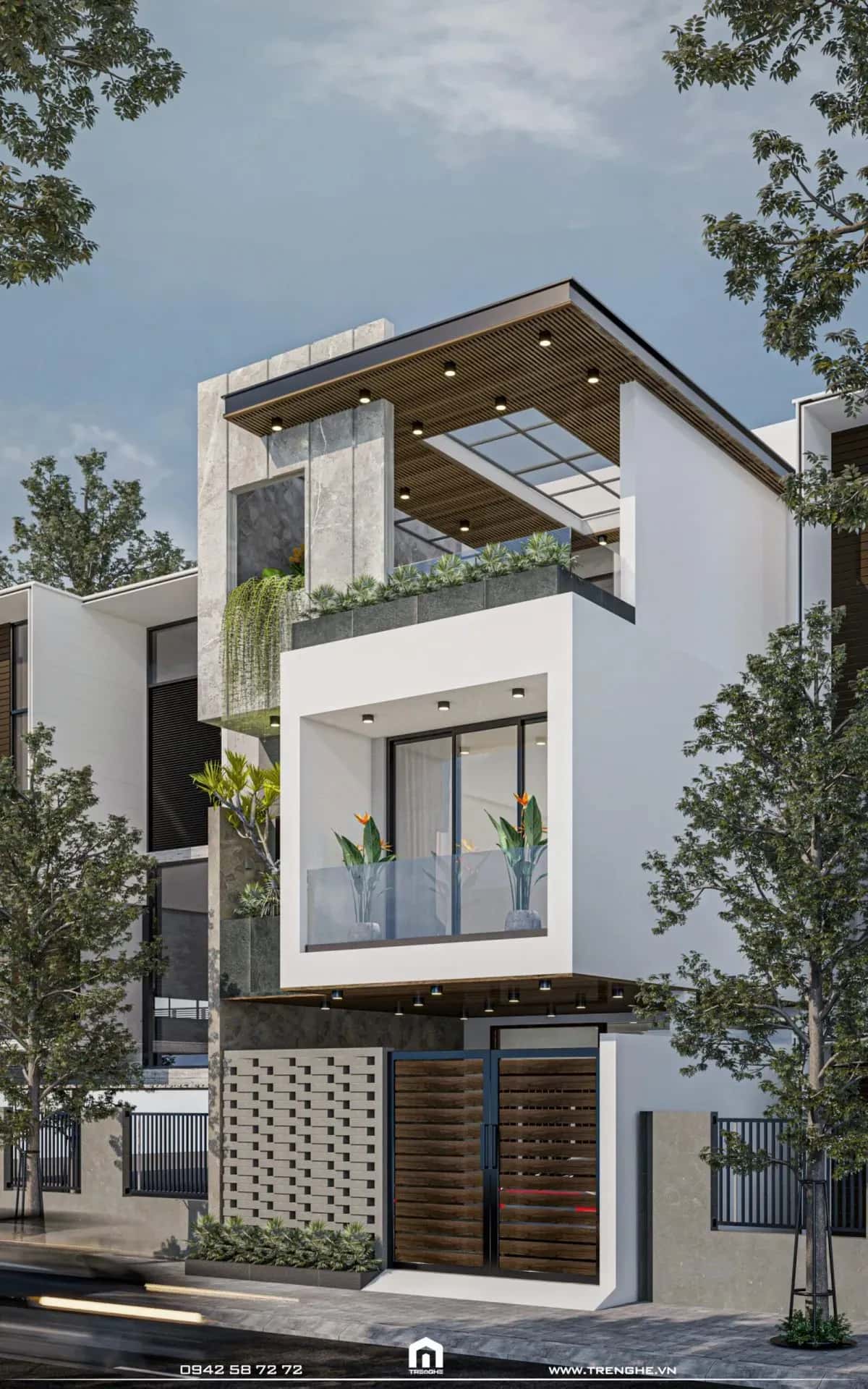 KA’ House | Nhà phố 3 tầng được ví như bản hòa âm hiện đại và tinh tế