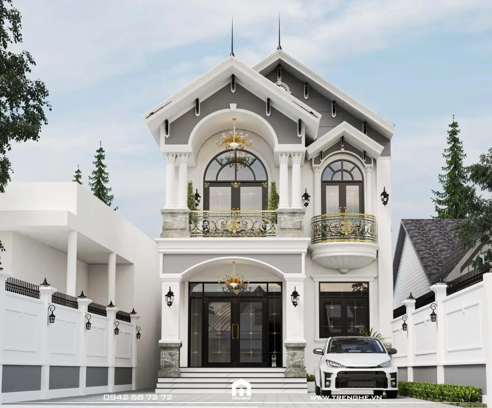 Top 30 mẫu nhà vườn mái Thái độc đáo hiện nay