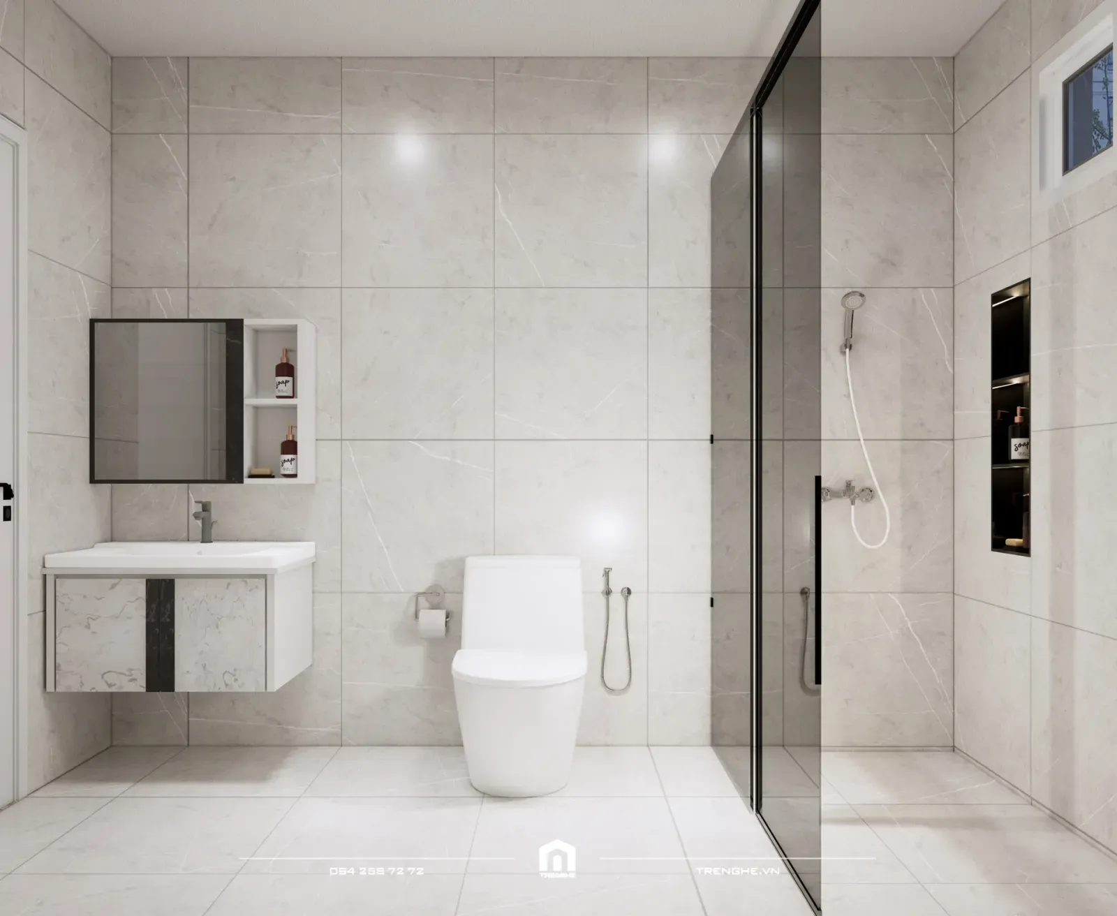 Biệt thự O’ Villa – Tổ ấm hiện đại, nơi cảm hứng được khởi nguồn – phòng vệ sinh, ảnh 15