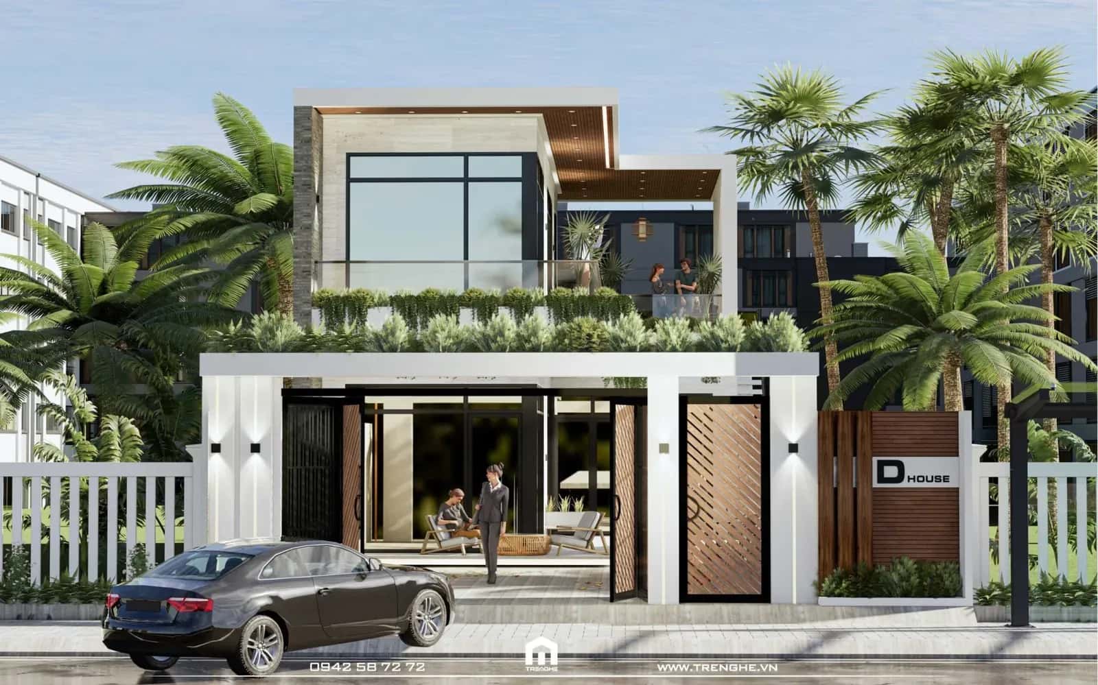 D’ House | Nhà phố 2 mặt tiền lưng tựa bờ sông thanh bình và trong trẻo