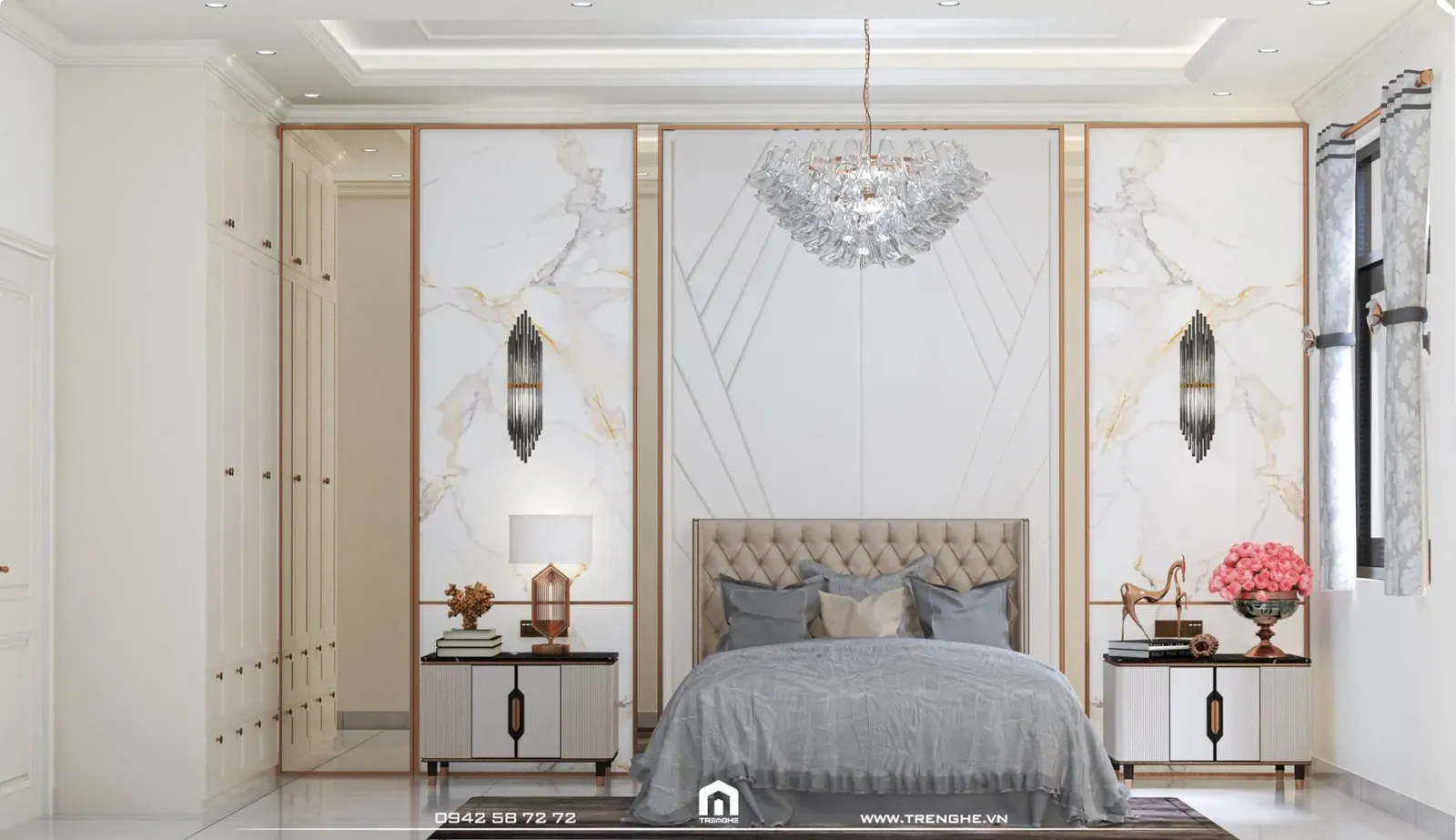 H’ Villa | Biệt thự 2 tầng Tân cổ điển cho đại gia đình 3 thế hệ