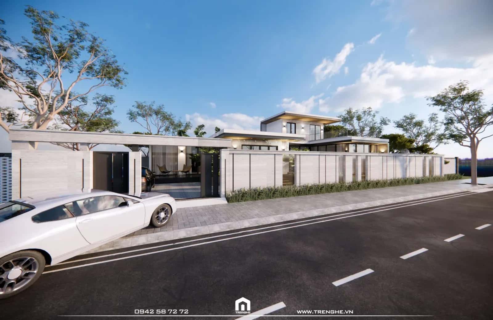 Biệt thự N’ Villa được thiết kế theo phong cách hiện đại