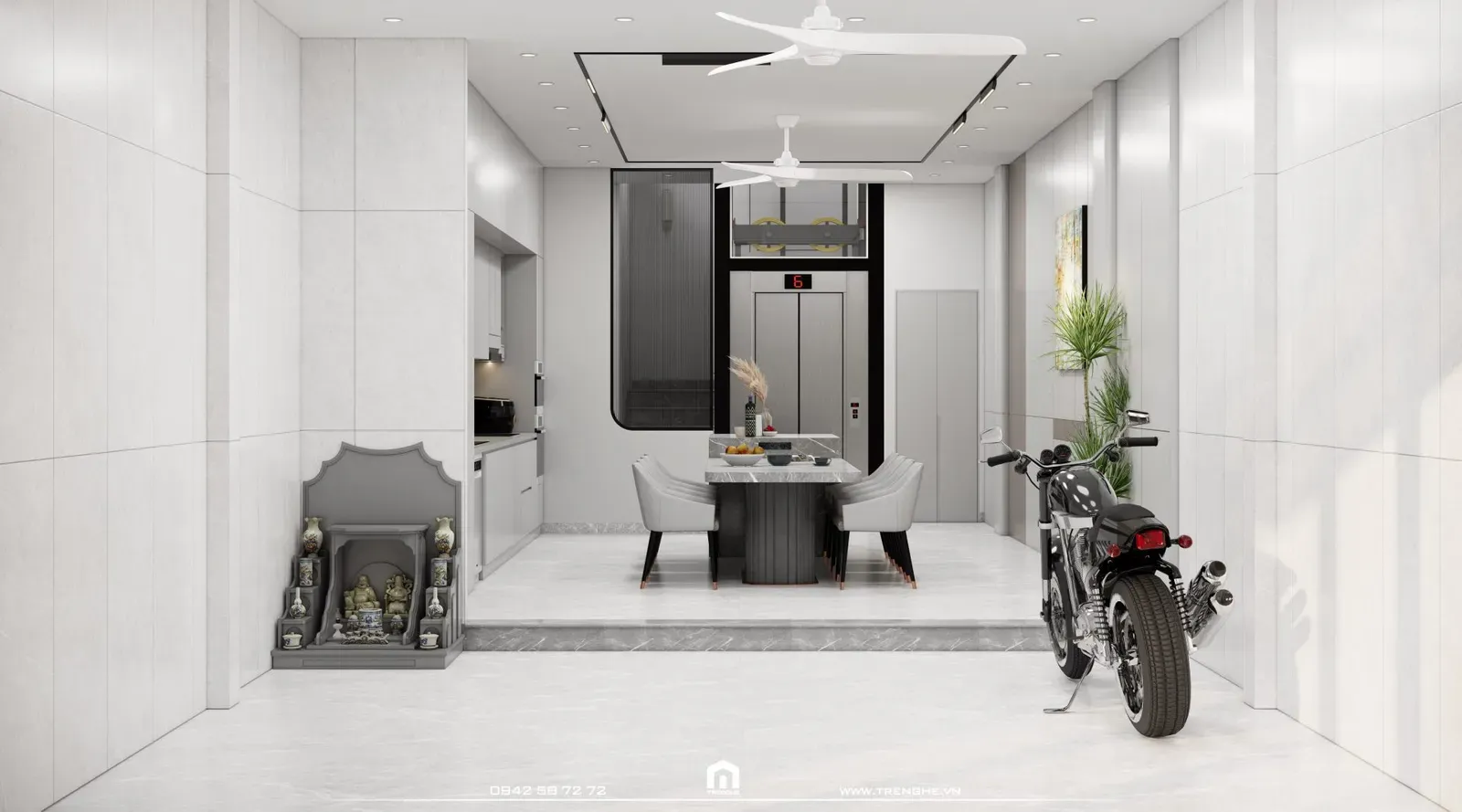 H’ House – Nhà phố 5 tầng nơi an trú tiện nghi và ấm áp, ảnh 9