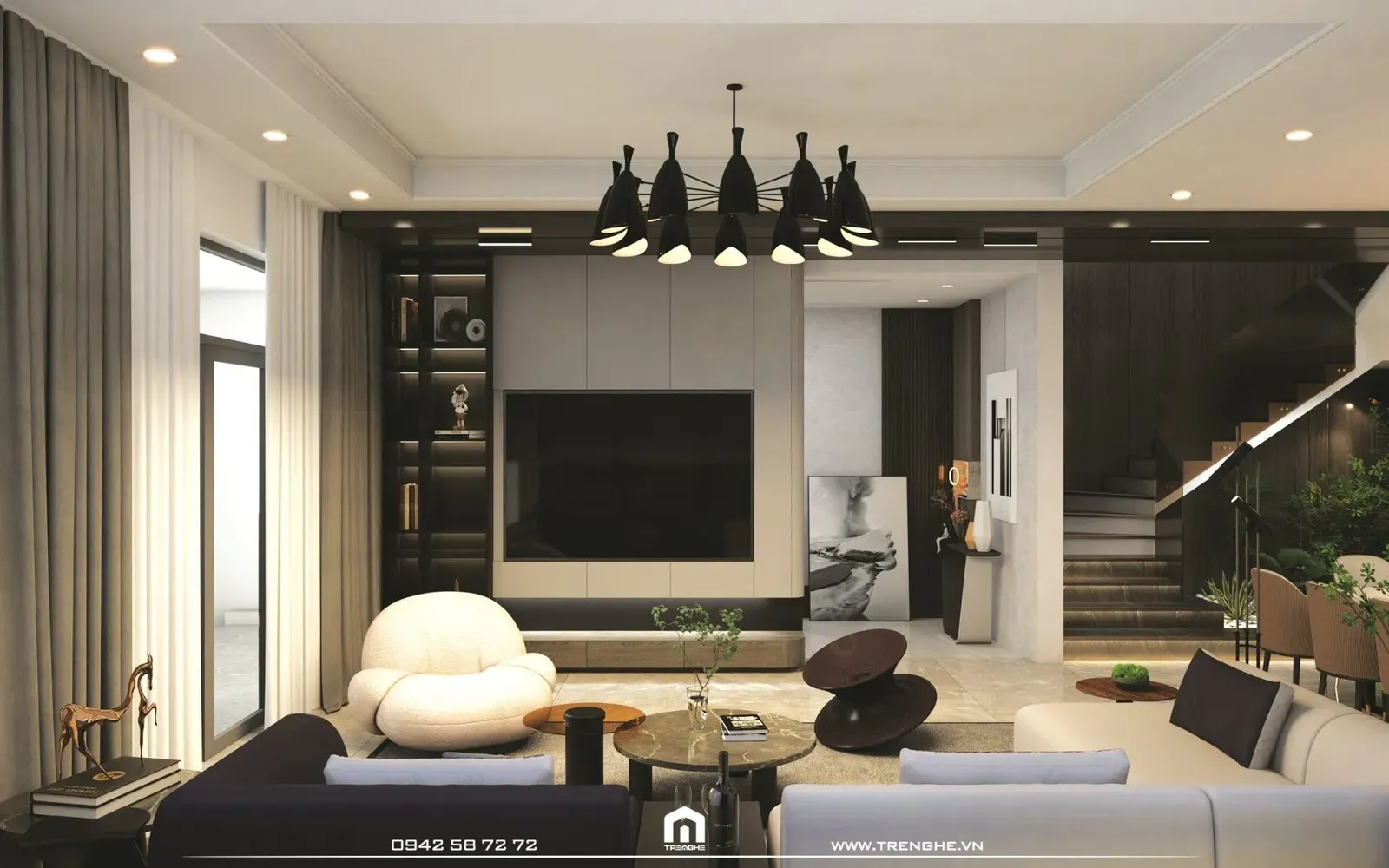 Hệ thống trang thiết bị hiện đại tại biệt thự H’ Villa