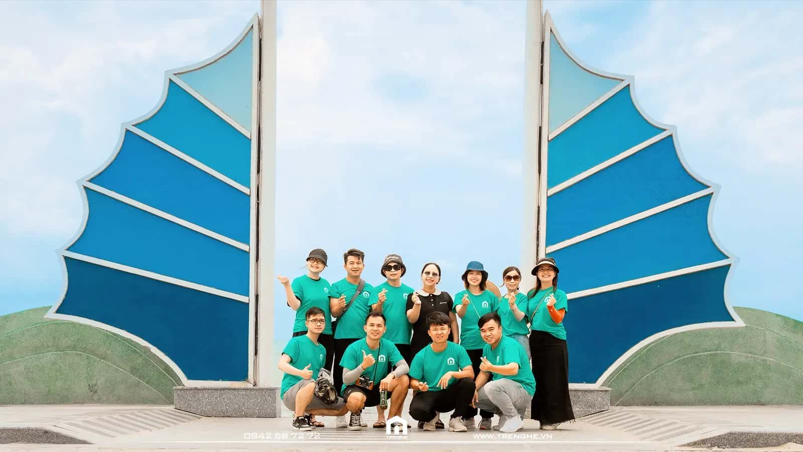 Tre Nghệ Family Check in tại Làng Chài
