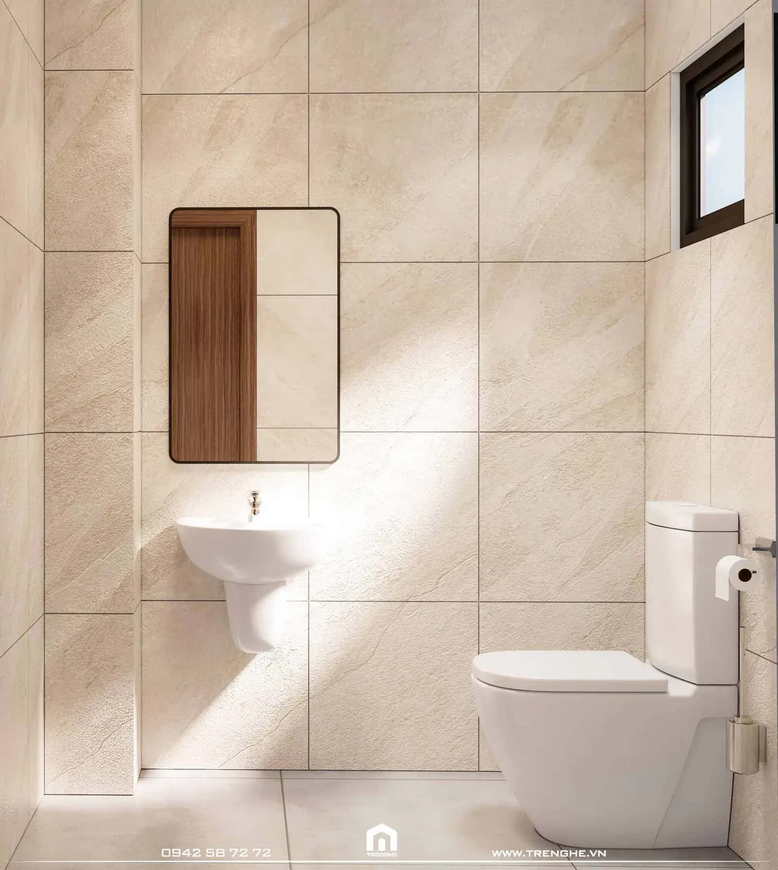 Lắp đặt cửa thông gió để phòng vệ sinh luôn thông thoáng