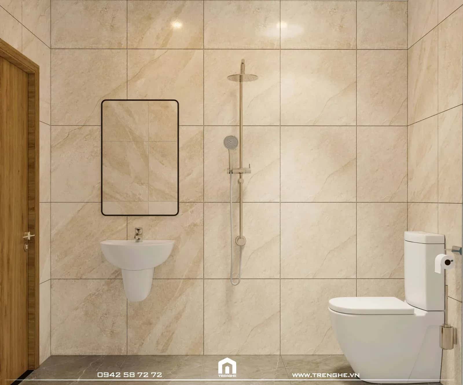 Tre Nghệ lắp đặt hệ thống nội thất cao cấp tại phòng tắm
