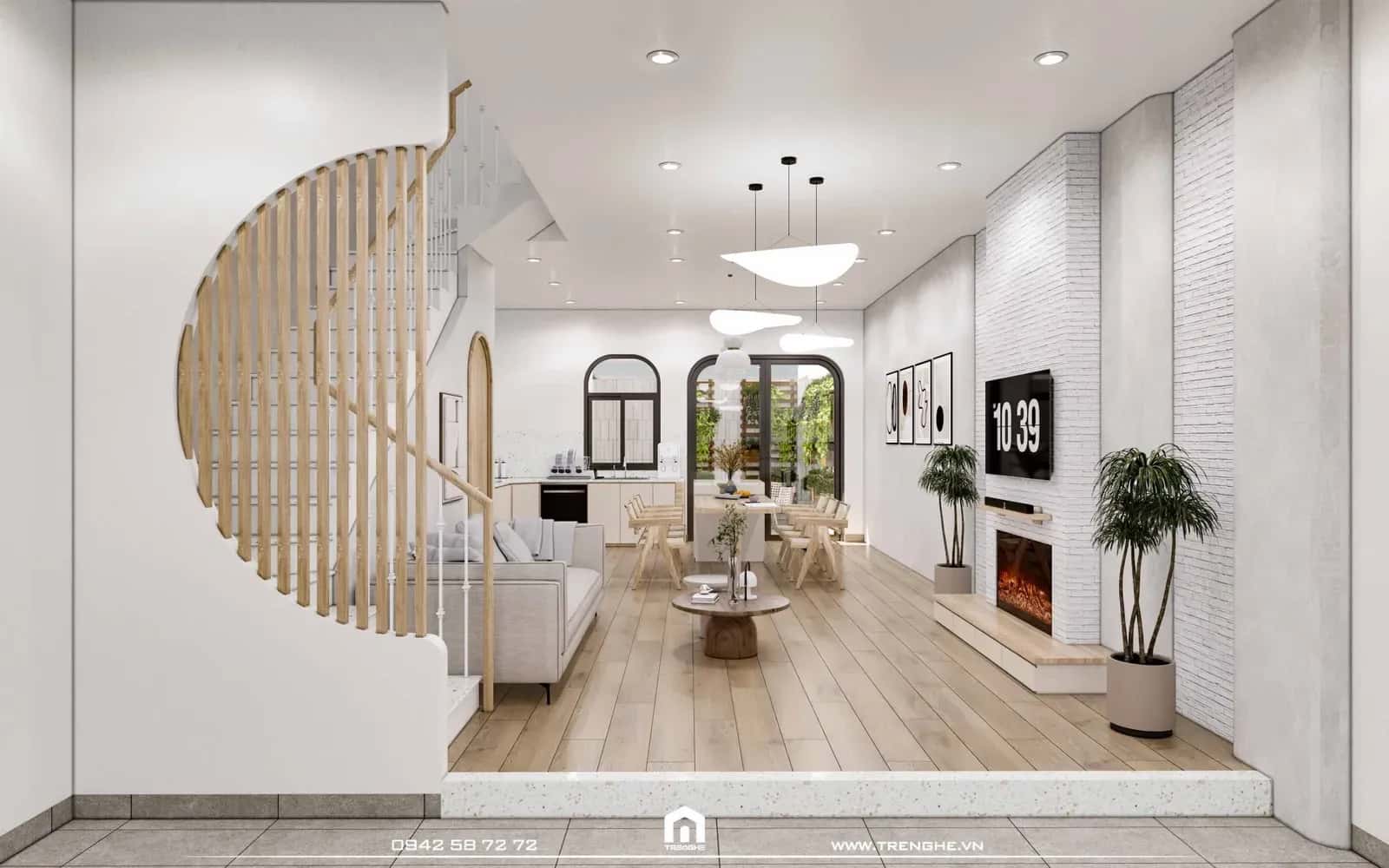 T’ House – Nhà phố 3 tầng mang nét đẹp bình yên giữa lòng thành phố, ảnh 8