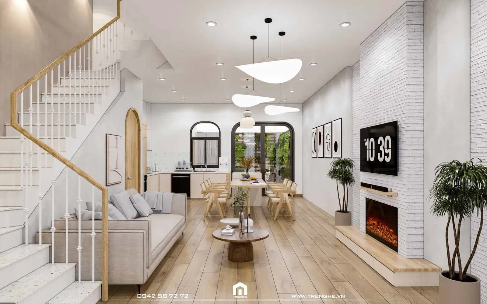 T’ House – Nhà phố 3 tầng mang nét đẹp bình yên giữa lòng thành phố, ảnh 1