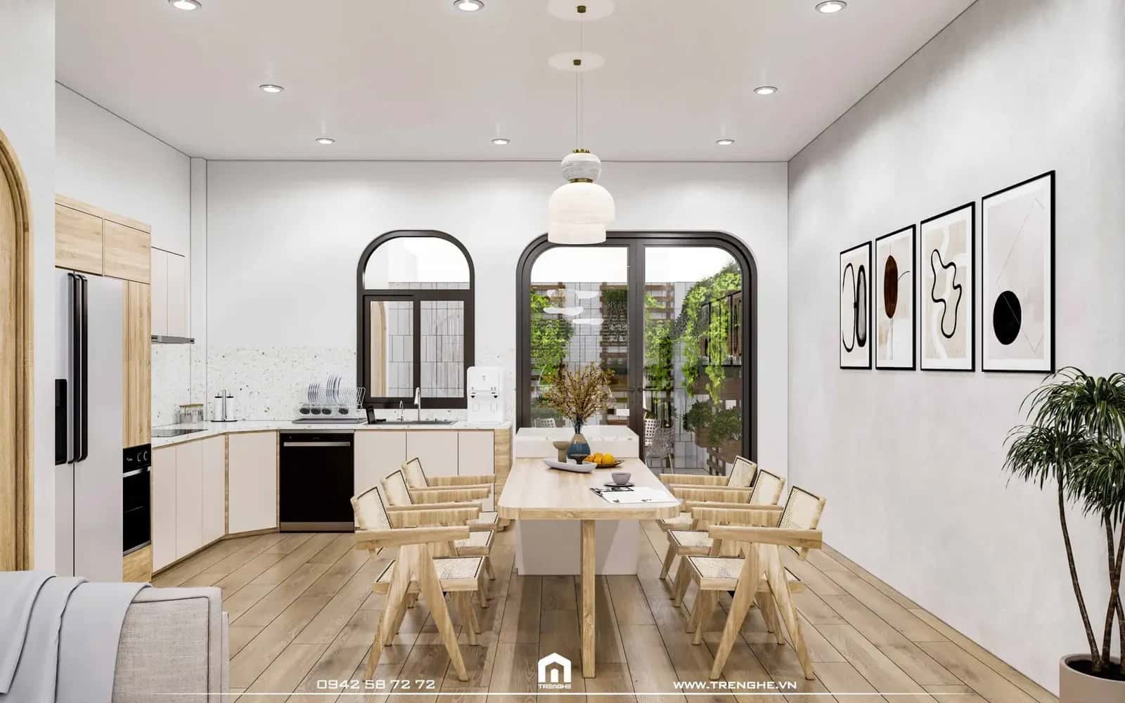 T’ House – Nhà phố 3 tầng mang nét đẹp bình yên giữa lòng thành phố, ảnh 11