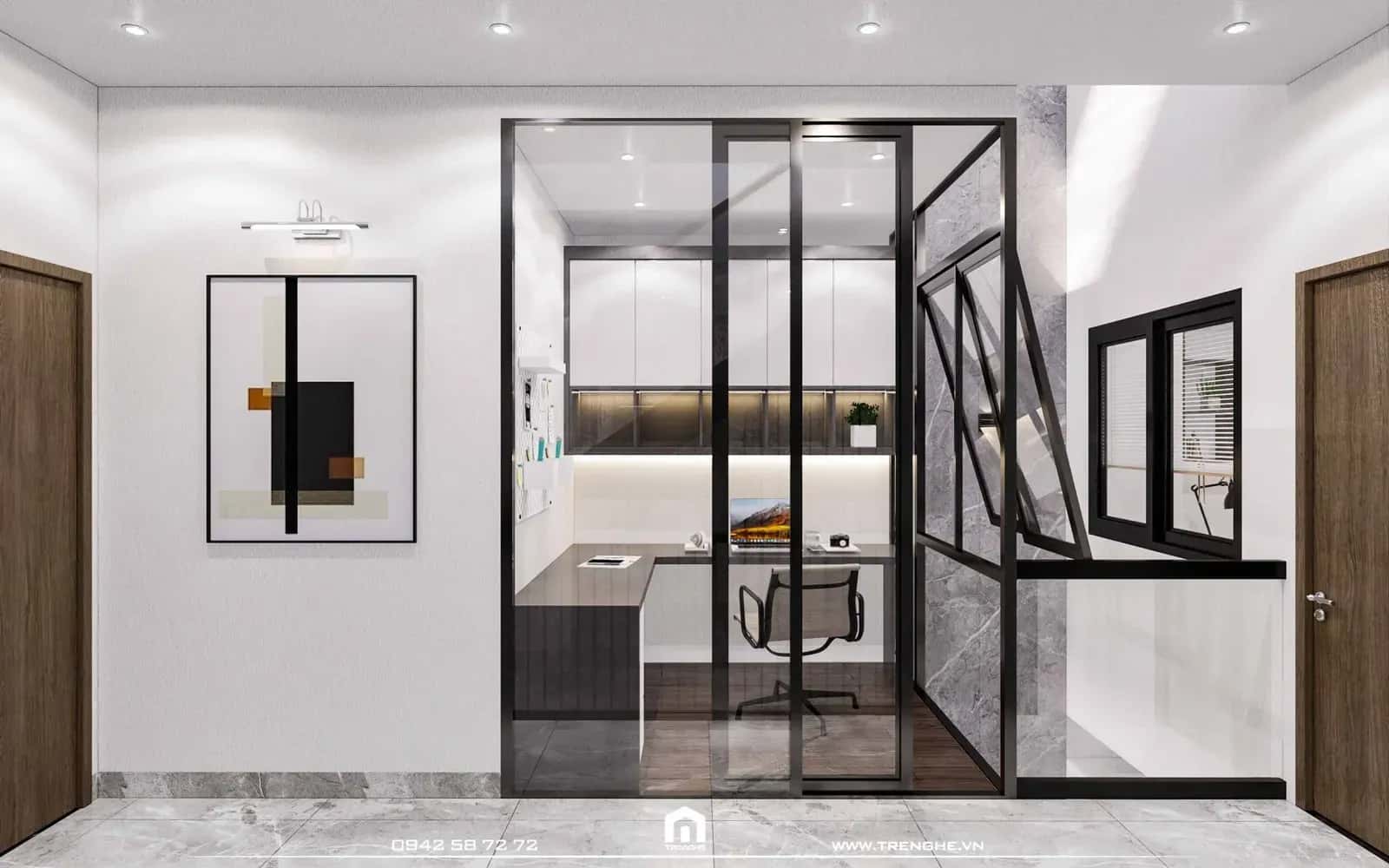 Phòng làm việc nhỏ tại BA’ House