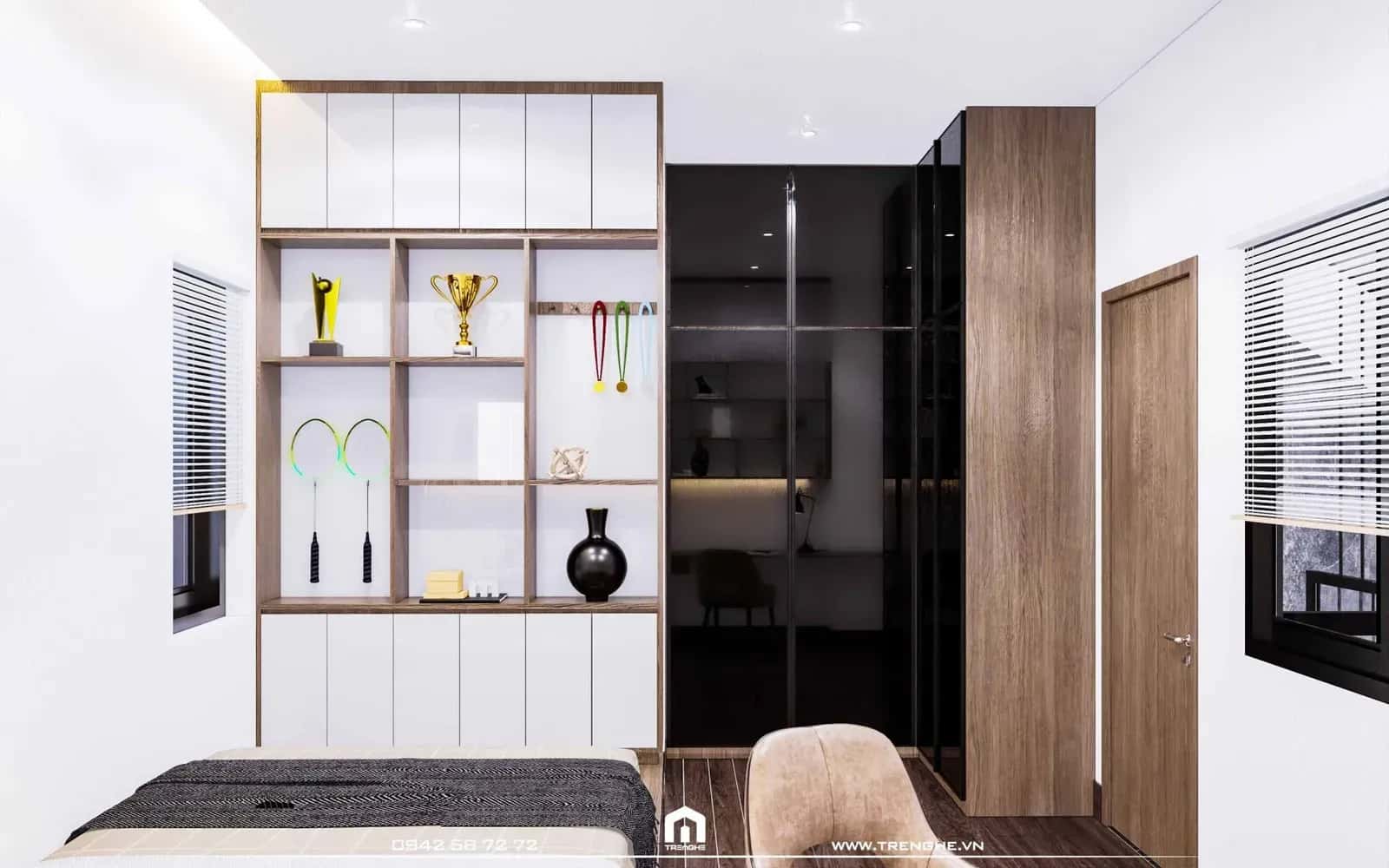 BA’ House – Khám phá nét đẹp mạnh mẽ, sắc sảo của không gian nhà phố hiện đại, ảnh 20