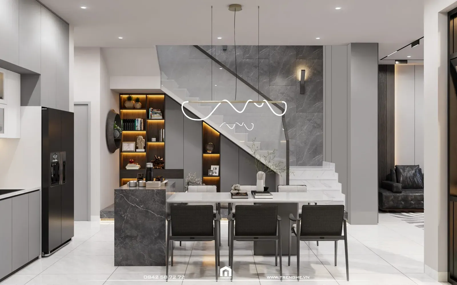 B’ House – Nhà phố 3 tầng sở hữu vẻ đẹp hiện đại giữa nhịp sống tấp nập, ảnh 5