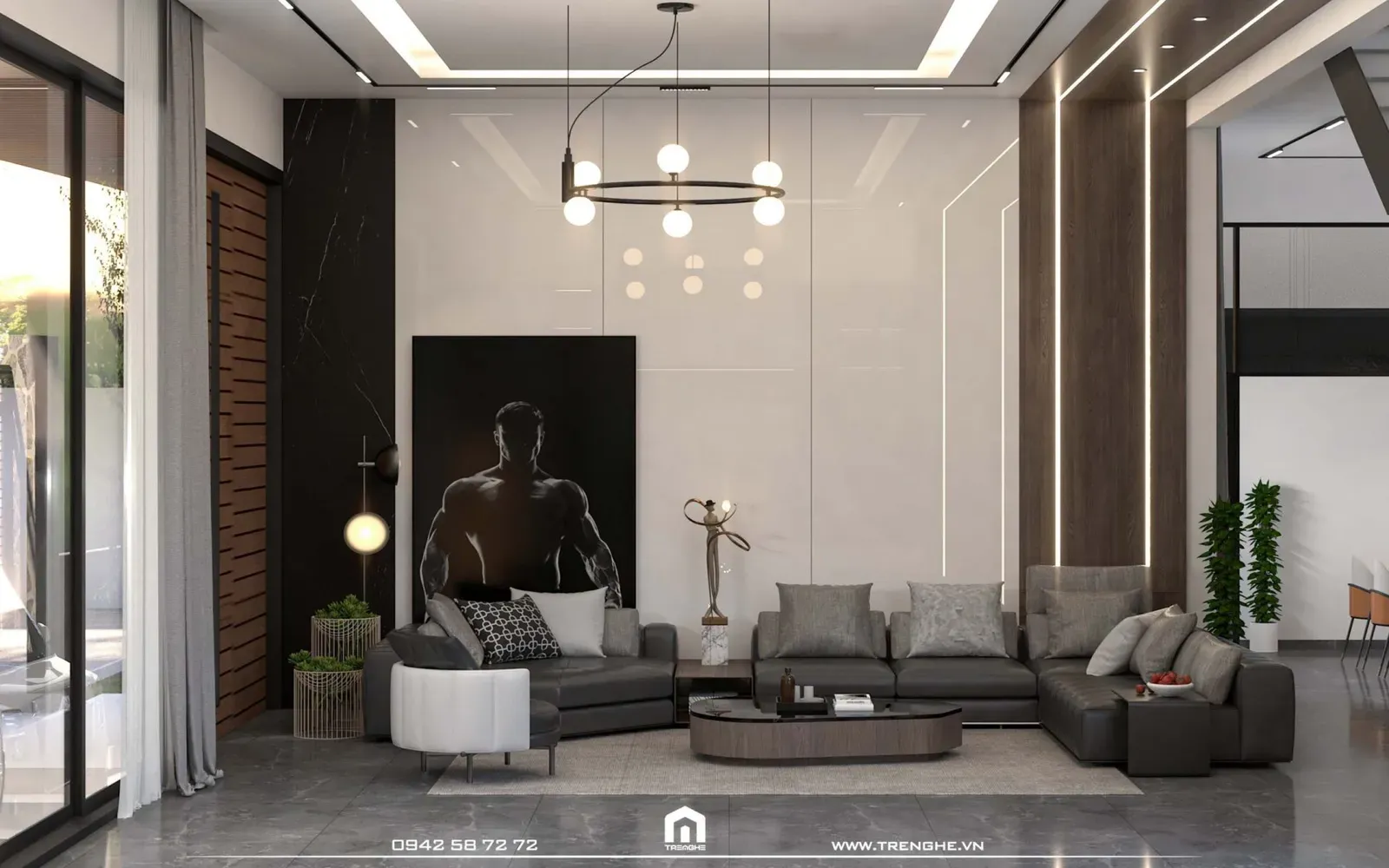 Biệt thự 3 tầng hiện đại