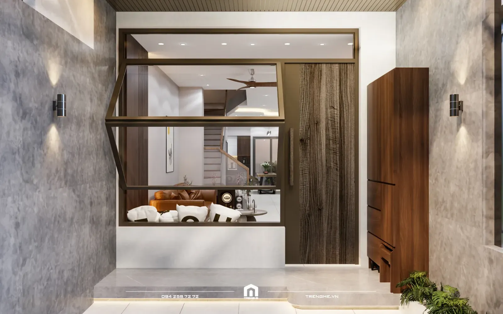 Nhà phố TH’ House – Mở rộng không gian, kết nối tâm hồn – sân vườn, ảnh 1