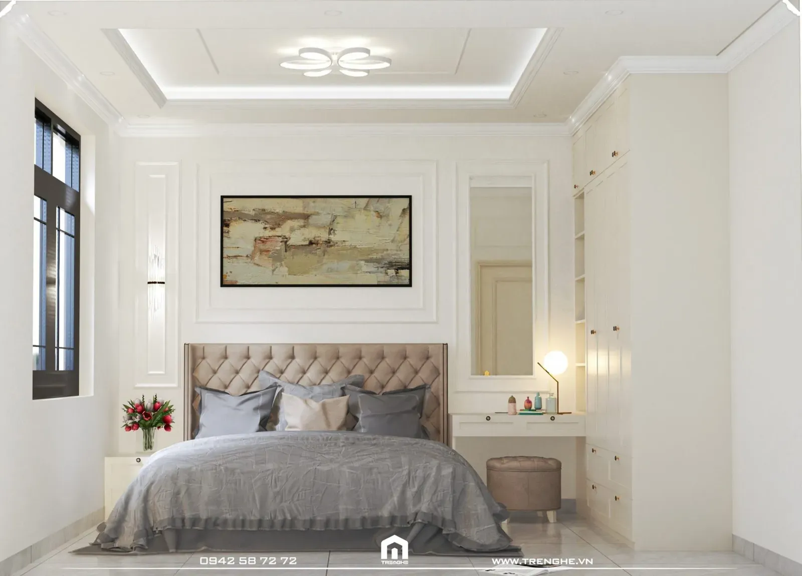 H’ Villa | Biệt thự 2 tầng Tân cổ điển cho đại gia đình 3 thế hệ