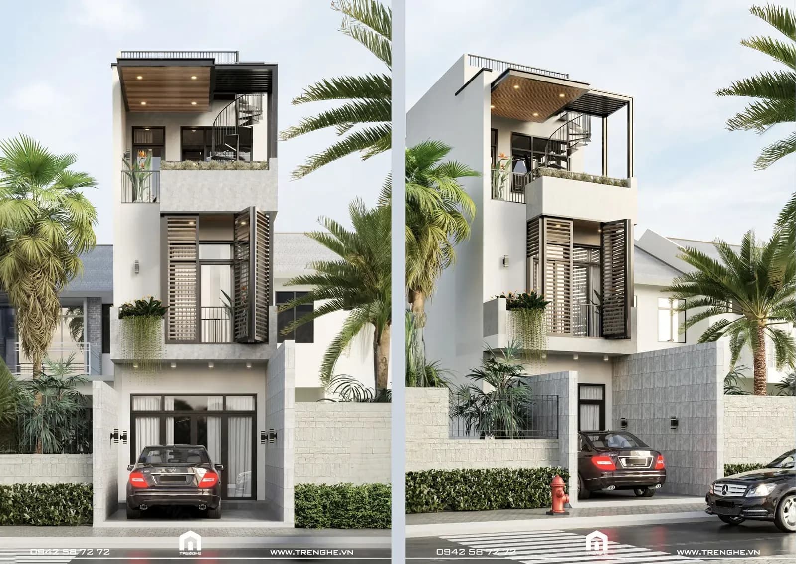 H’ House – Nhà phố 3 tầng hiện đại và cá tính