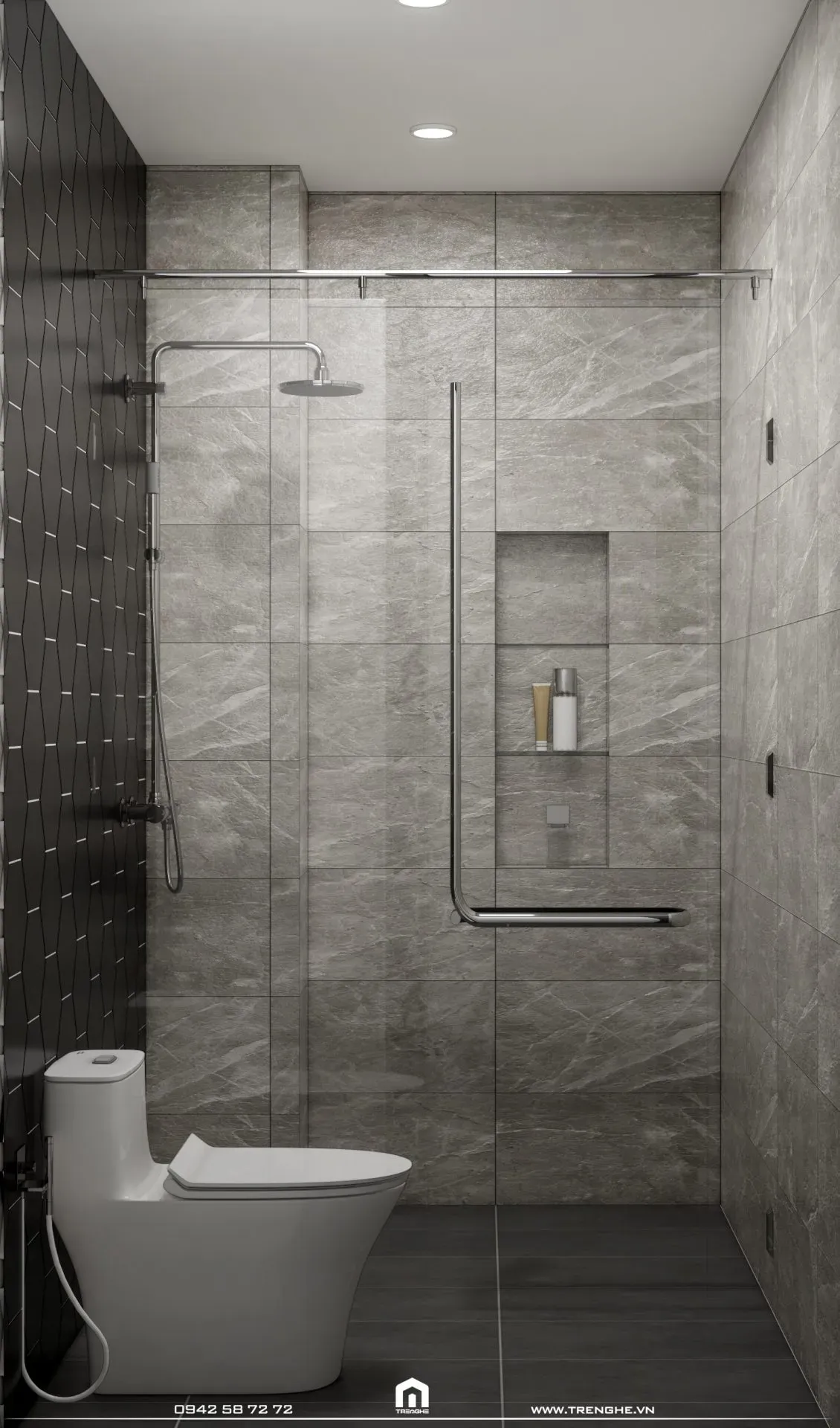 Thiết kế phòng vệ sinh nhà phố H’ House
