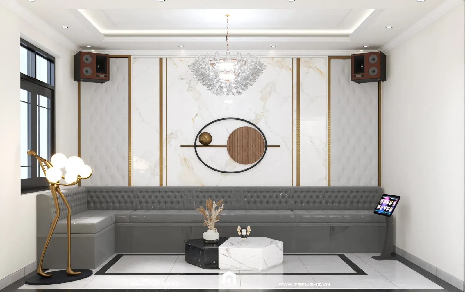 Khu vực giải trí tiện nghi tại H’ Villa Châu Đức