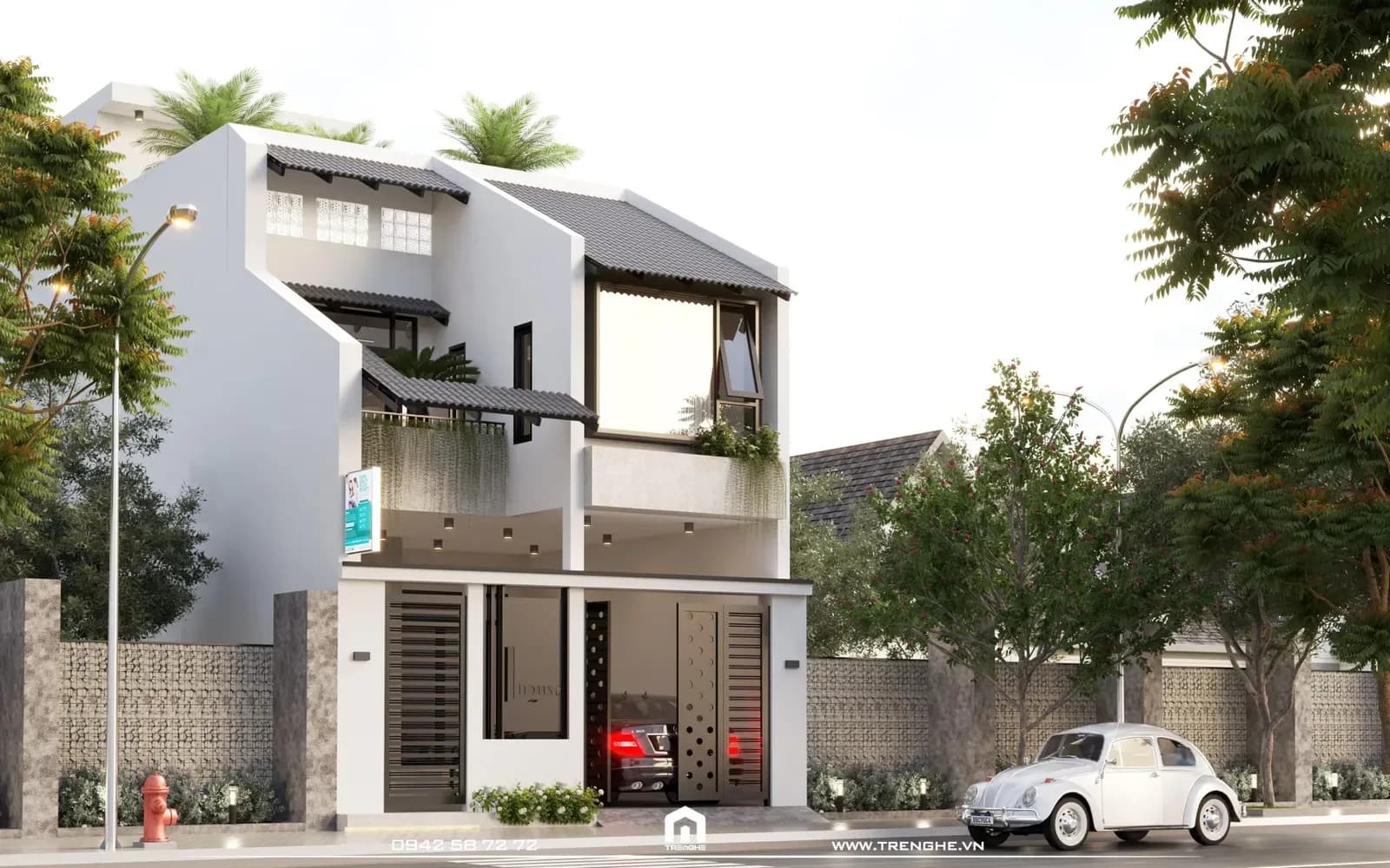Nhà phố hiện đại L’ House Hòa Long