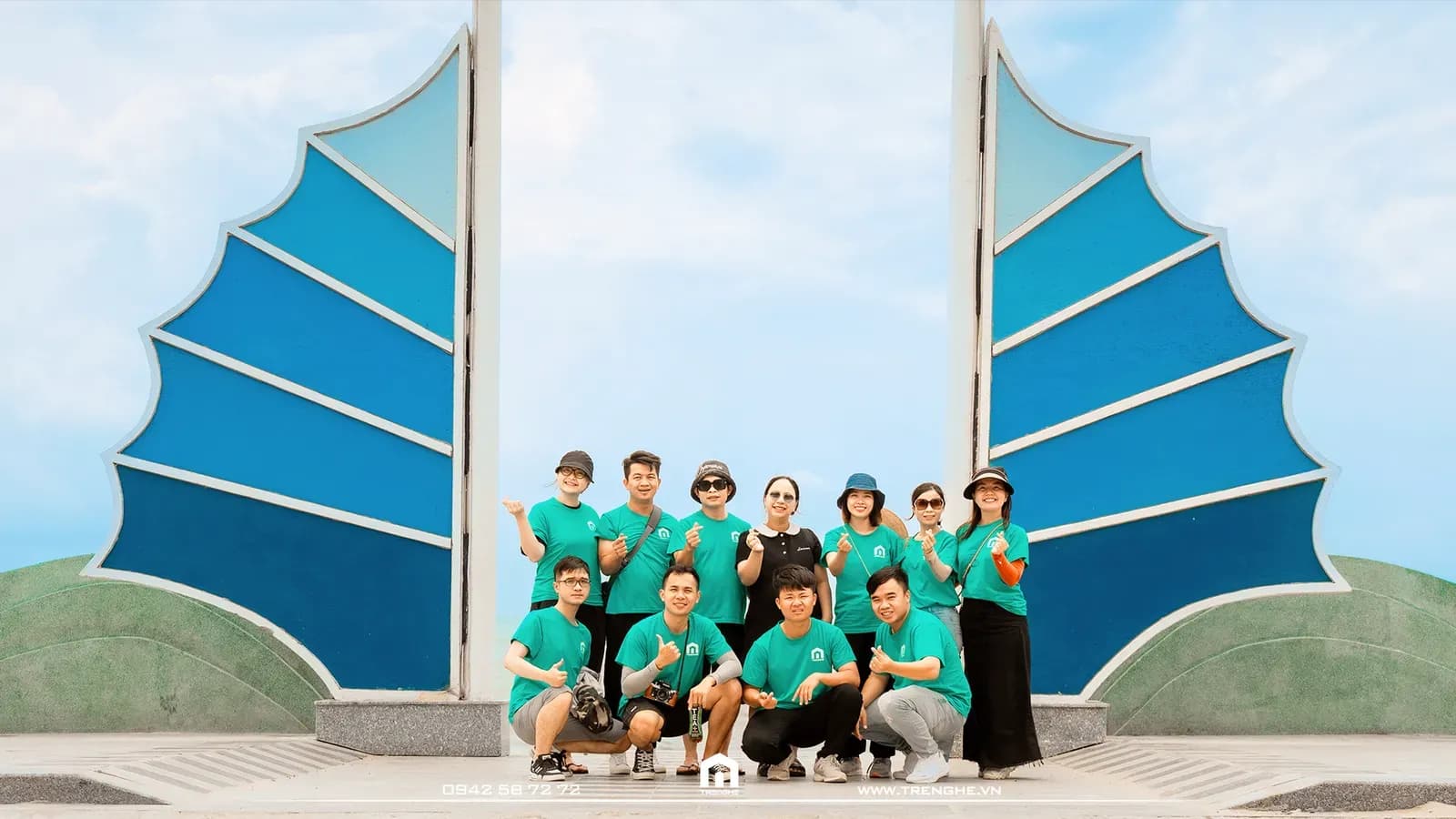 Tre Nghệ Family Check in tại Làng Chài
