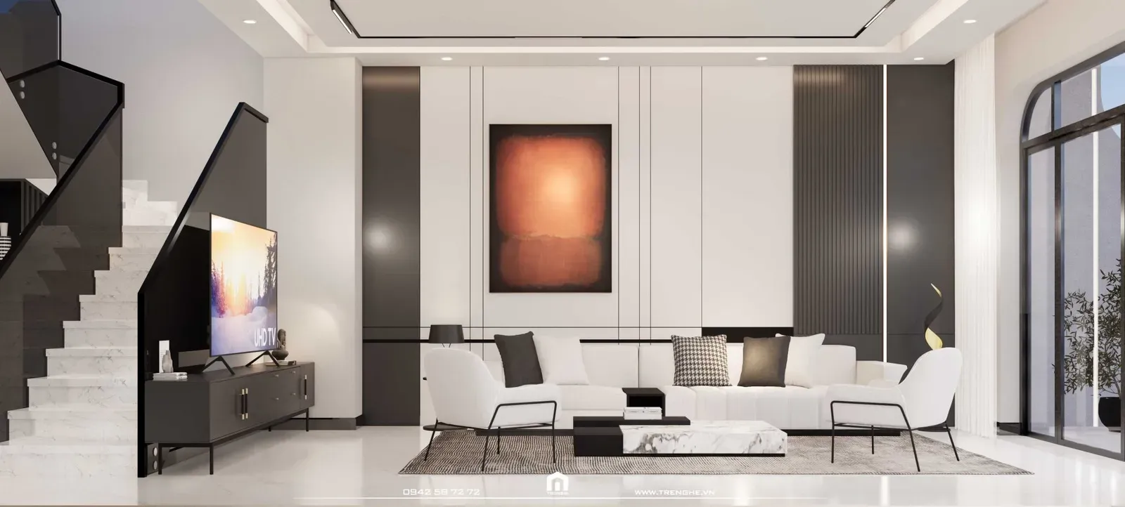 T’ House – Nhà phố 2 tầng sở hữu nét đẹp nhẹ nhàng, thanh lịch giữa lòng thành phố, ảnh 4