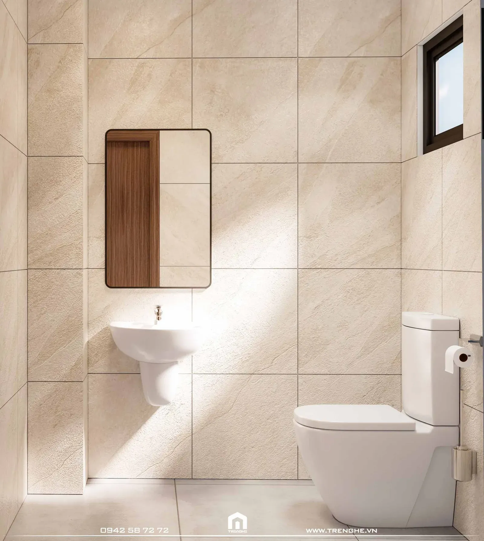 Lắp đặt cửa thông gió để phòng vệ sinh luôn thông thoáng