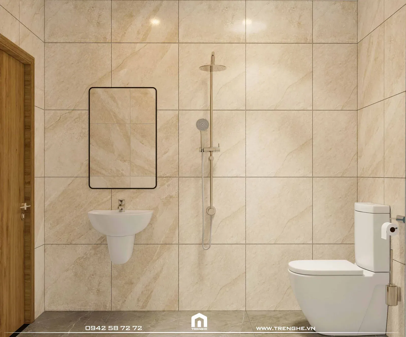 Tre Nghệ lắp đặt hệ thống nội thất cao cấp tại phòng tắm