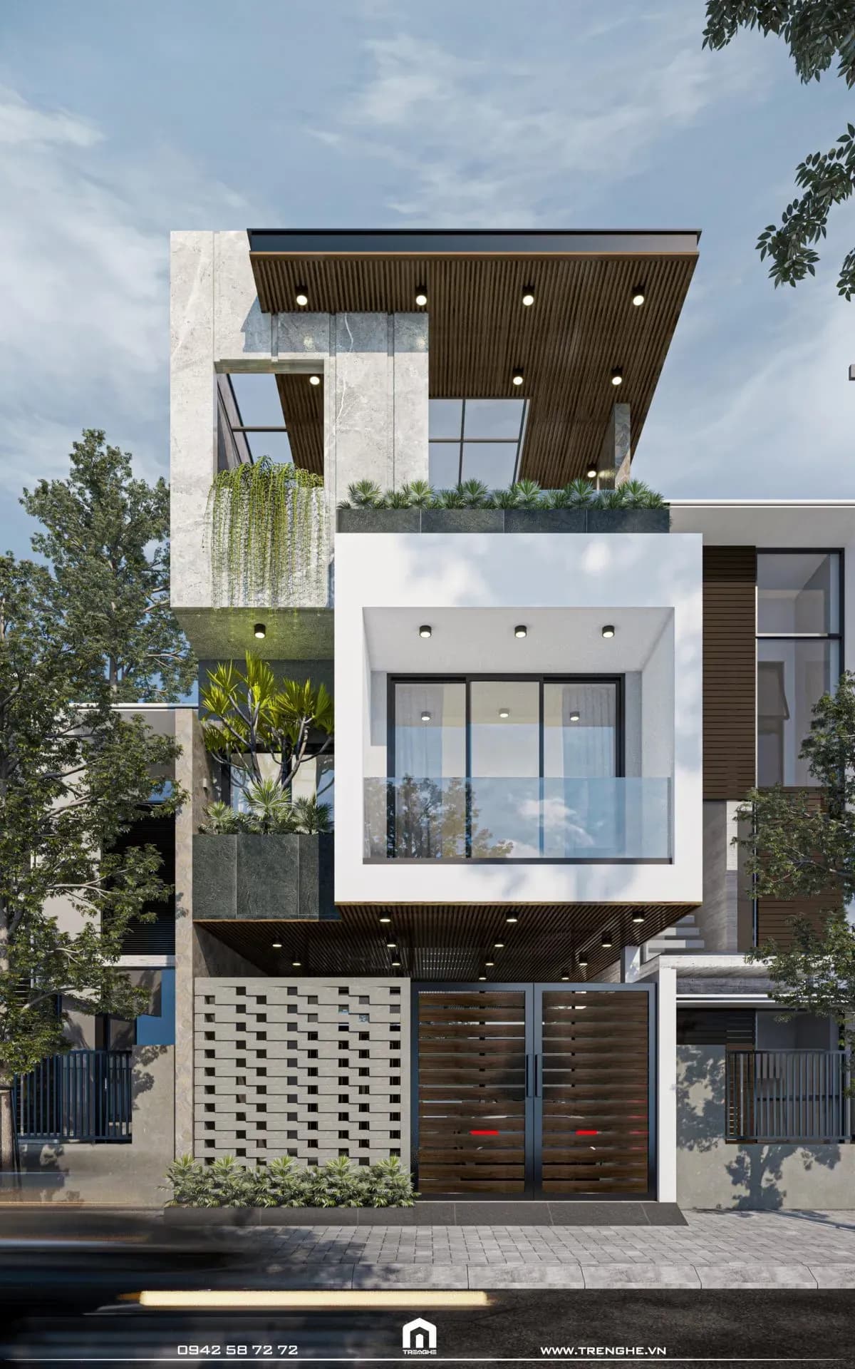 Phối cảnh nhà phố KA’ House của chủ đầu tư Khả Anh