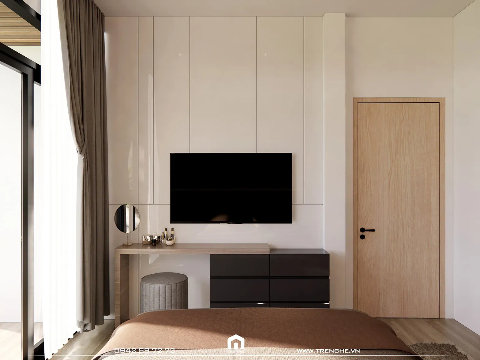 Hệ thống trang thiết bị điện tử tiện nghi tại phòng ngủ N’ House