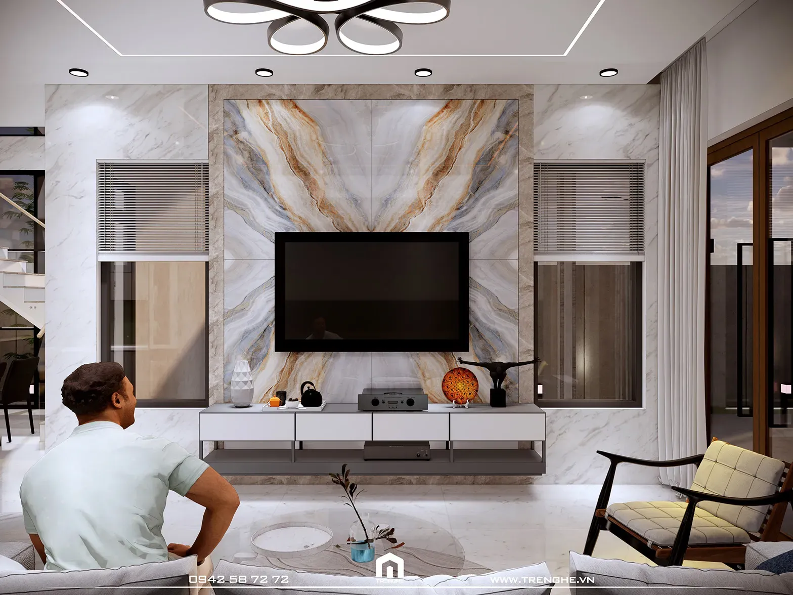 Trang thiết bị tiện nghi tại phòng khách N’ House
