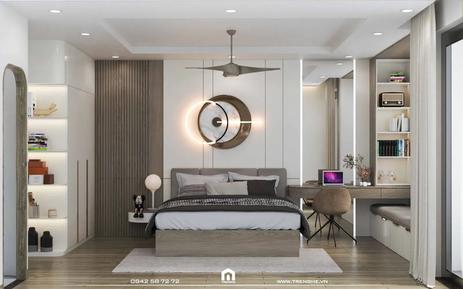 Thước Lỗ Ban được ứng dụng trong việc thiết kế và sắp đặt nội thất như giường ngủ
