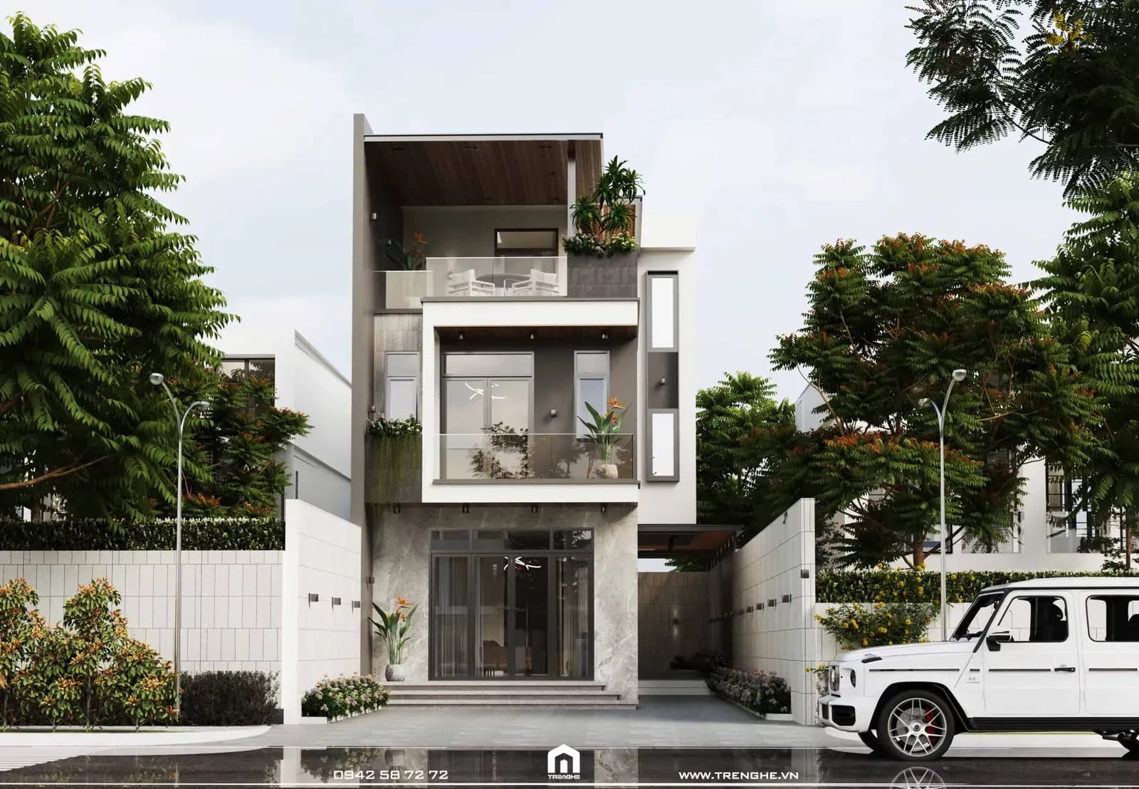 D’ Villa | Không gian biệt thự phố hiện đại cho gia đình ba thế hệ