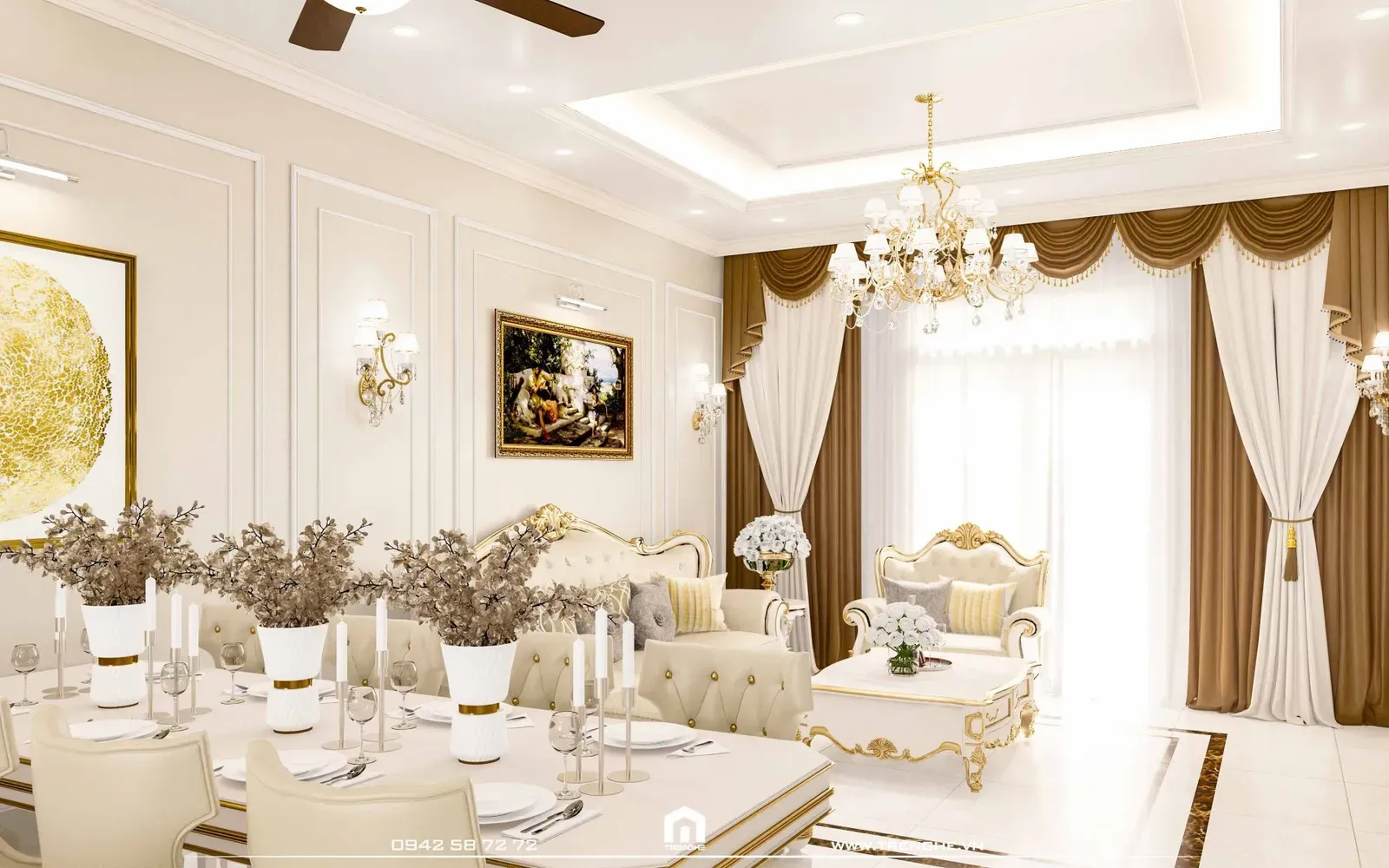 H’ House – Nhà phố Tân cổ điển là viên ngọc quyến rũ giữa lòng thành phố, ảnh 5