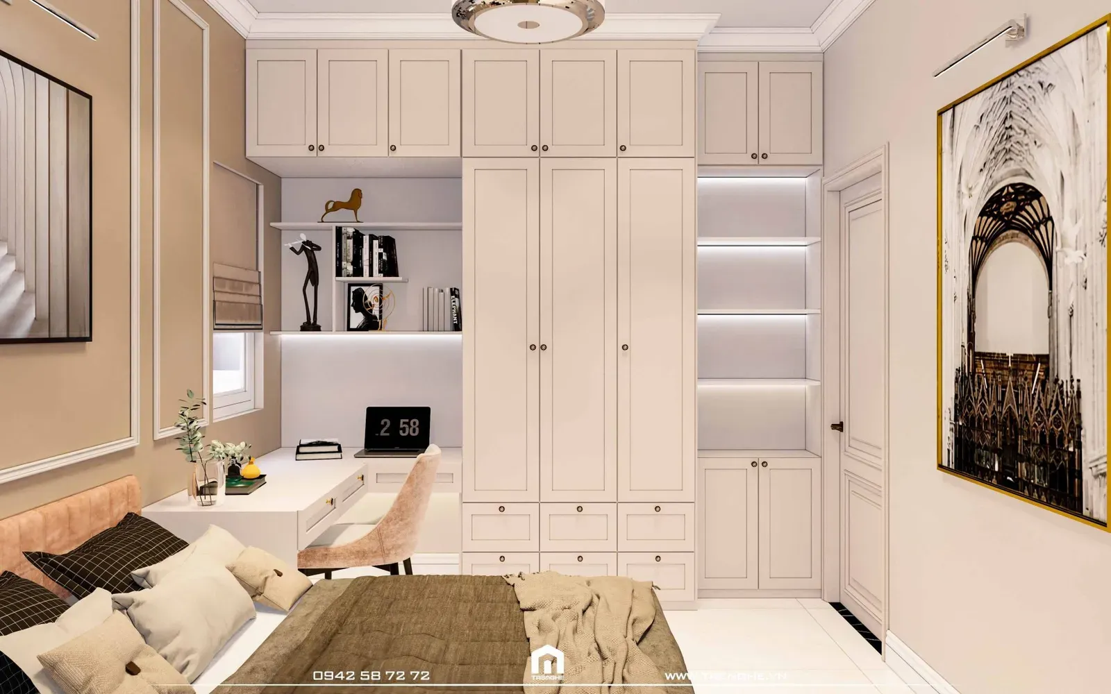 H’ House – Nhà phố Tân cổ điển là viên ngọc quyến rũ giữa lòng thành phố, ảnh 6