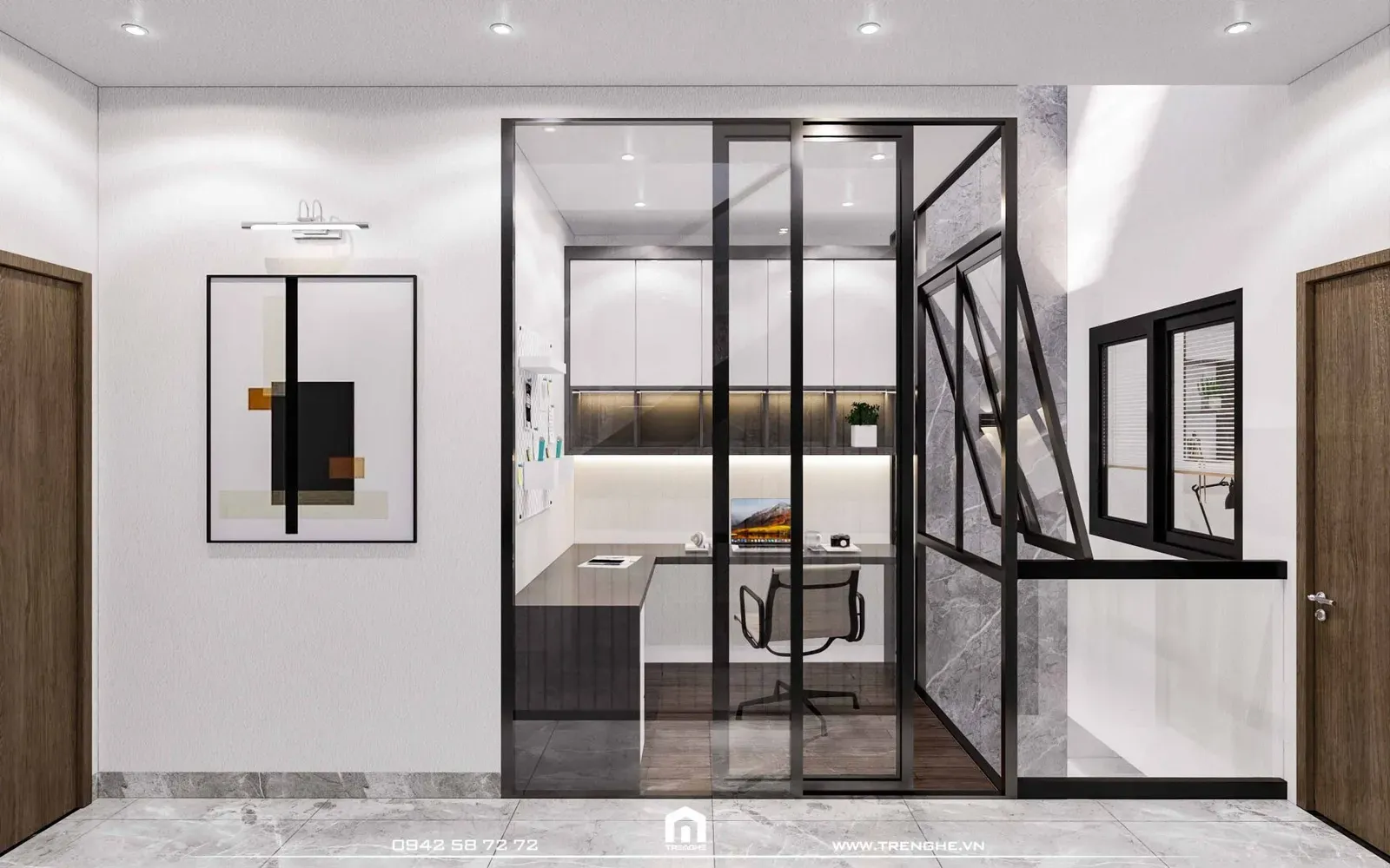 Phòng làm việc nhỏ tại BA’ House
