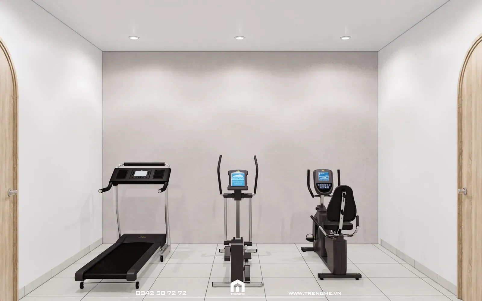 Phòng tập gym tại gia cho gia chủ