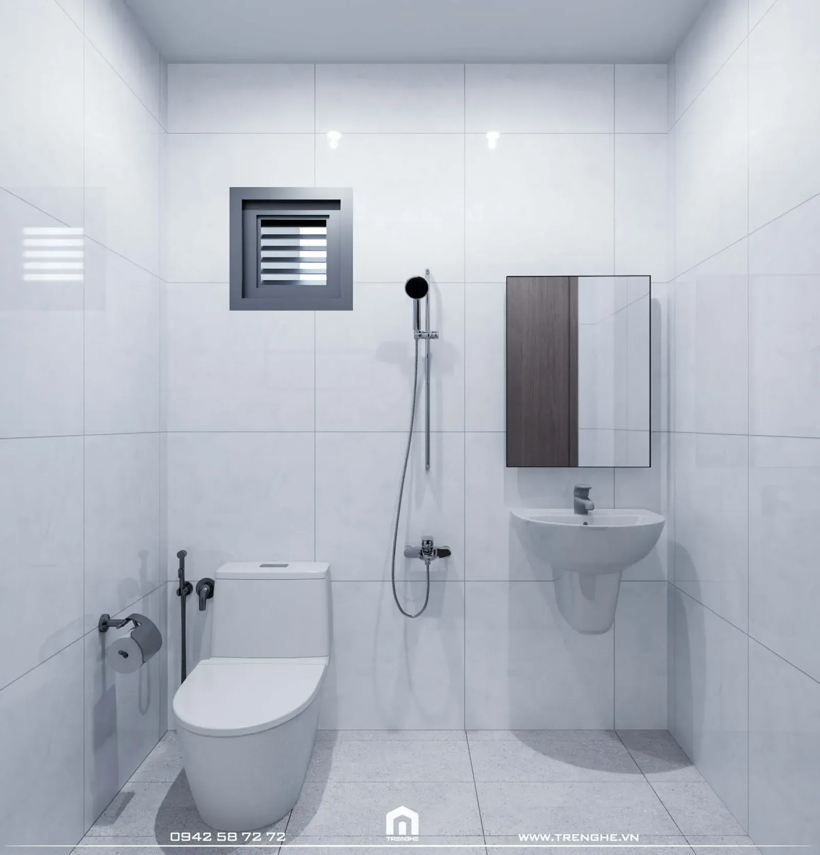 V’ House | Không gian tiện nghi tràn ngập nhựa sống tại nhà phố 3 tầng