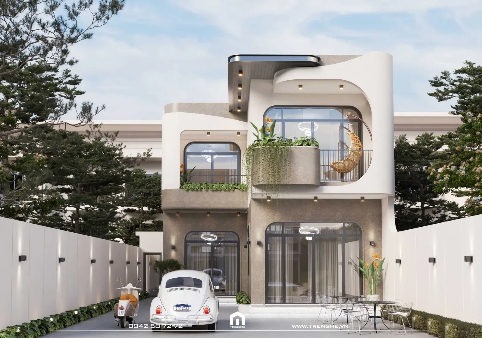 T’ House – Nhà phố 2 tầng sở hữu nét đẹp nhẹ nhàng, thanh lịch giữa lòng thành phố