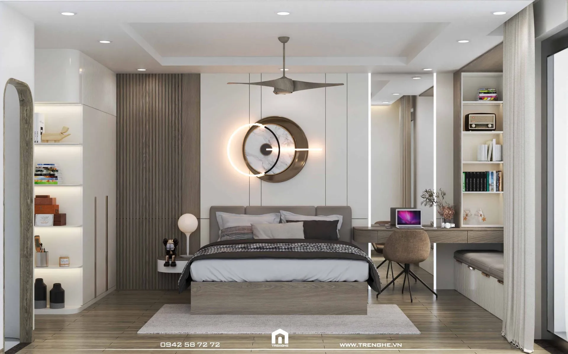 Thước Lỗ Ban được ứng dụng trong việc thiết kế và sắp đặt nội thất như giường ngủ