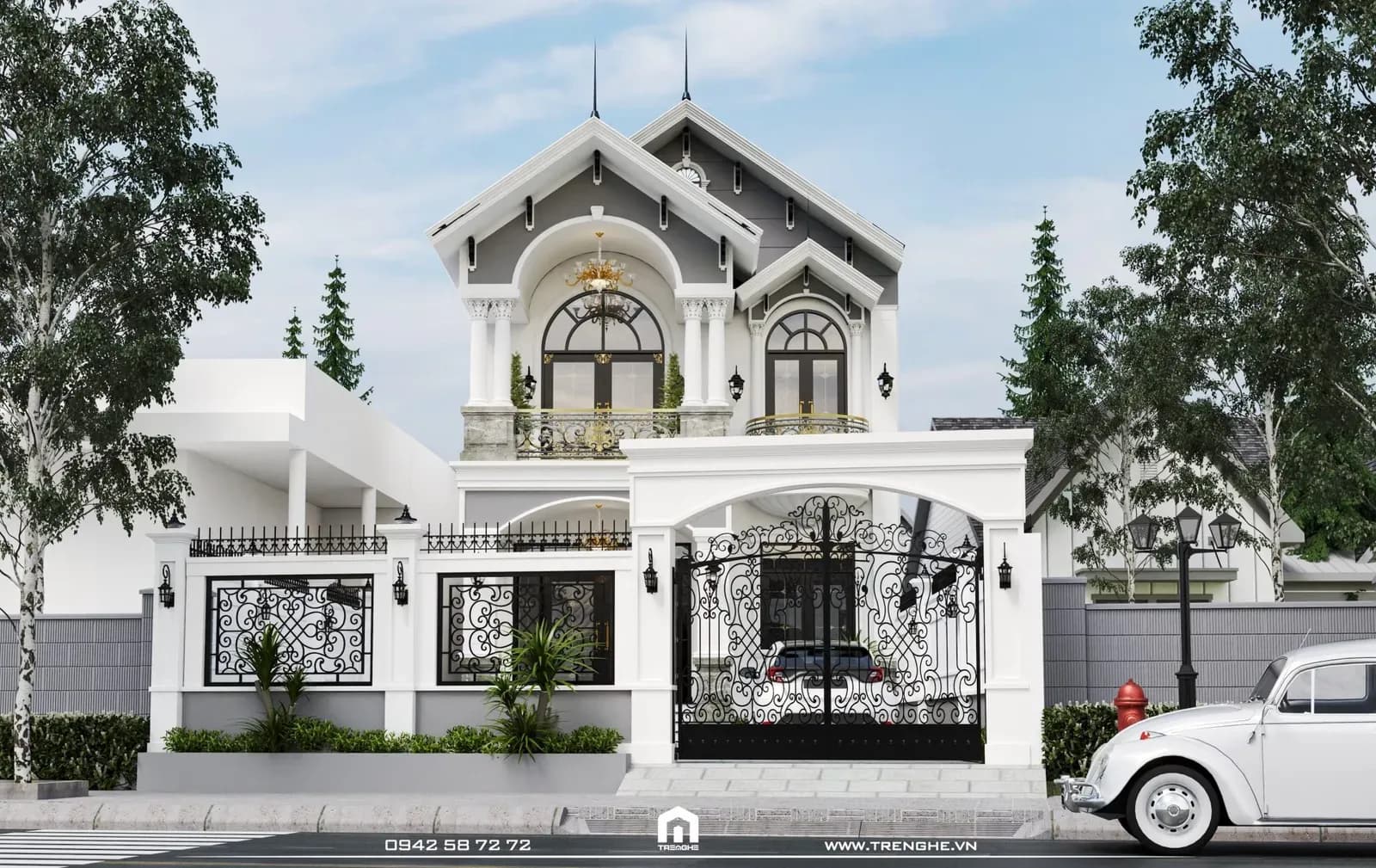 Phối cảnh biệt thự H’ Villa Châu Đức