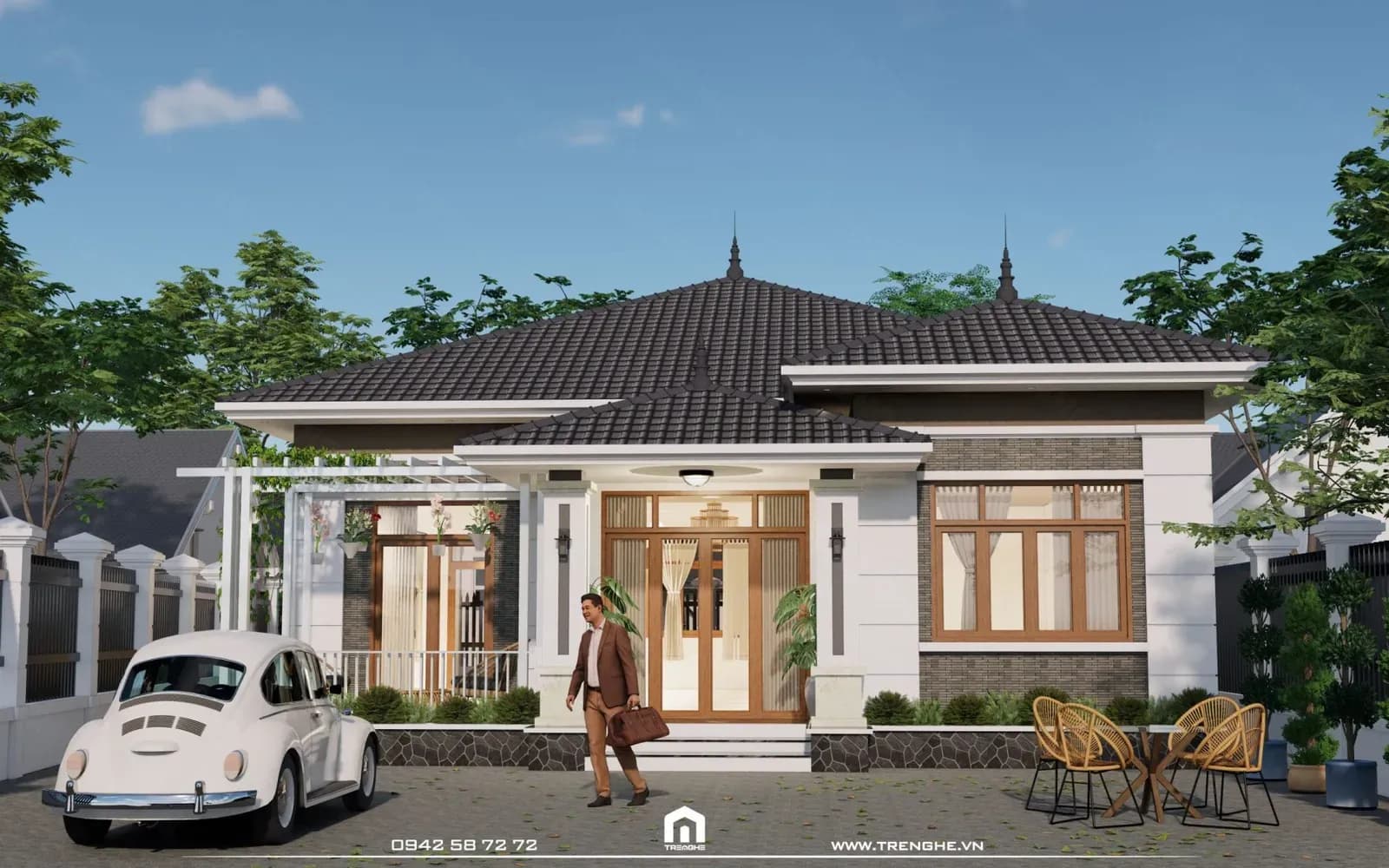 Nhà mái Nhật hiện được phân làm hai loại phổ biến