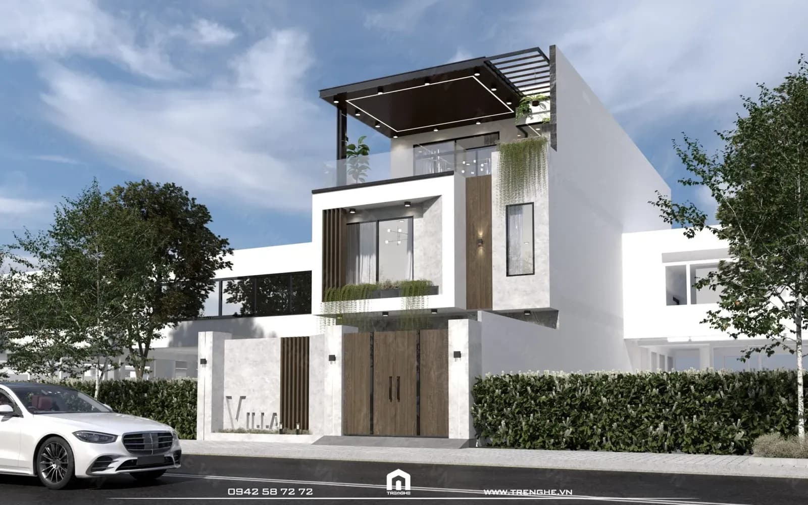 Xây nhà trọn gói Bà Rịa với mẫu nhà phố 3 tầng hiện đại