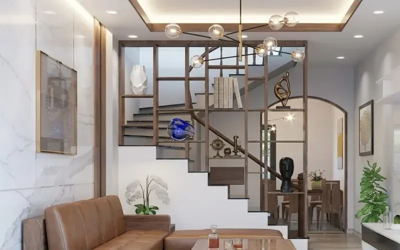 30+ mẫu vách ngăn phòng khách và bếp đẹp, hiện đại cho nhà phố và chung cư