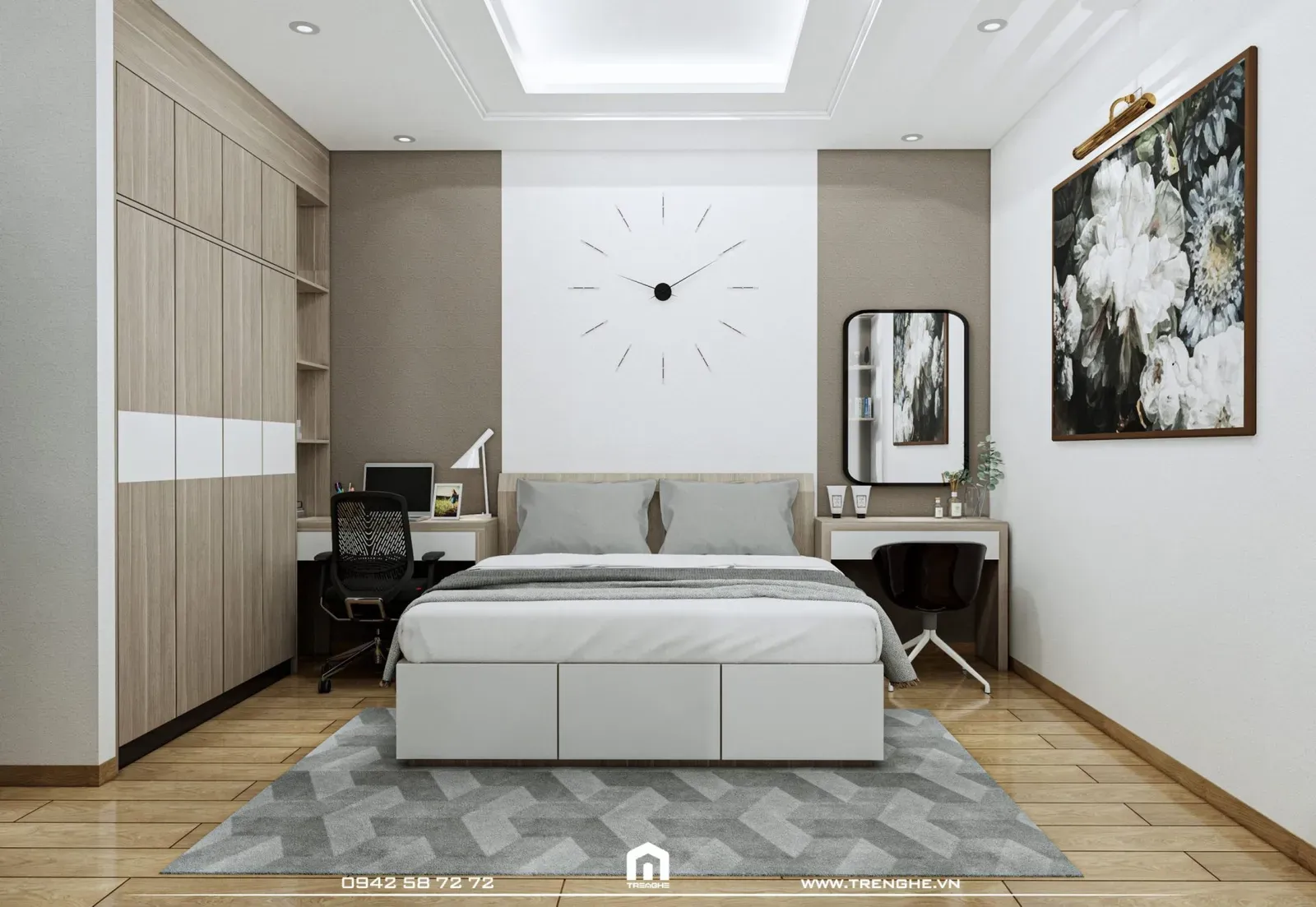 Màu sơn nội thất dành cho người mệnh thổ