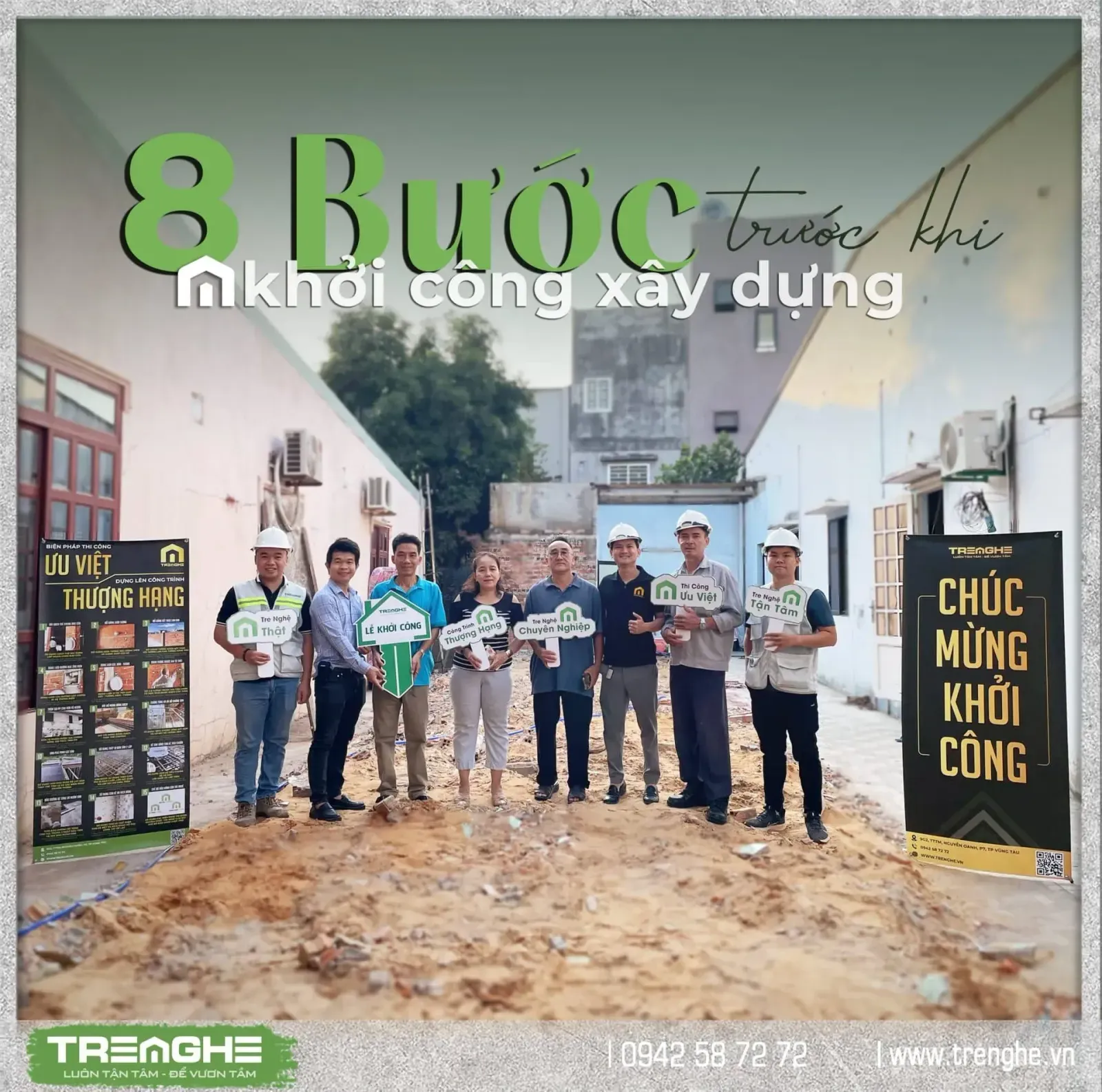 8 bước chuẩn bị trước khi khởi công xây dựng
