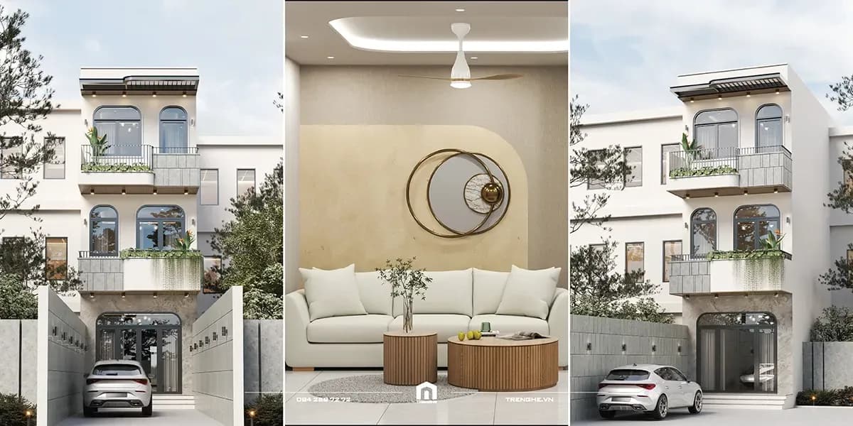 Nhà phố DH’ House - Không gian sống hiện đại tích hợp văn phòng tại gia đẳng cấp