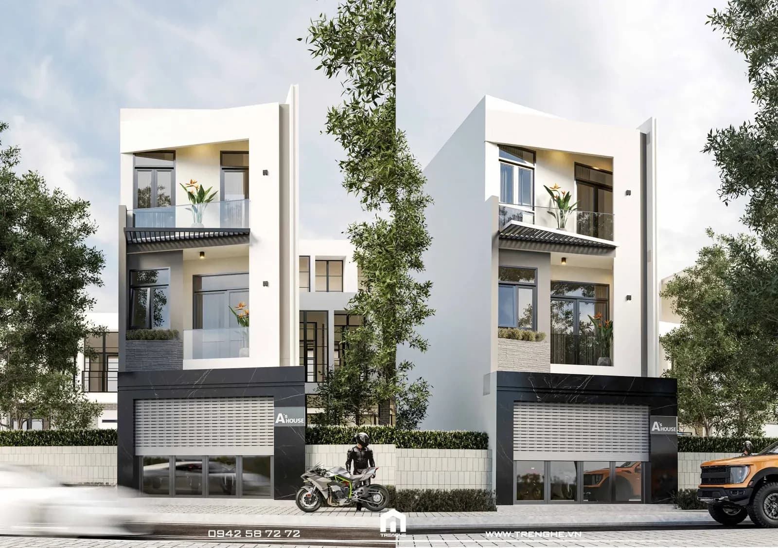 BA’ House | Khám phá nét đẹp mạnh mẽ, sắc sảo của không gian nhà phố hiện đại