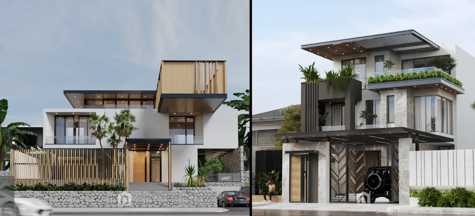 Biệt thự 2 tầng